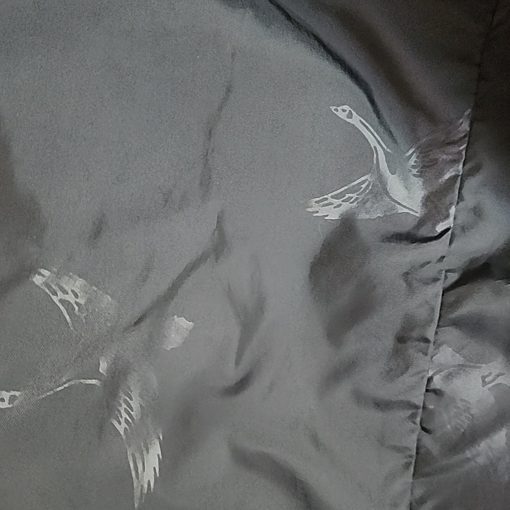 Vintage Eddie Bauer Black Outdoor Coat Classic Minimal Trench Jacket - Picture 6 of 10